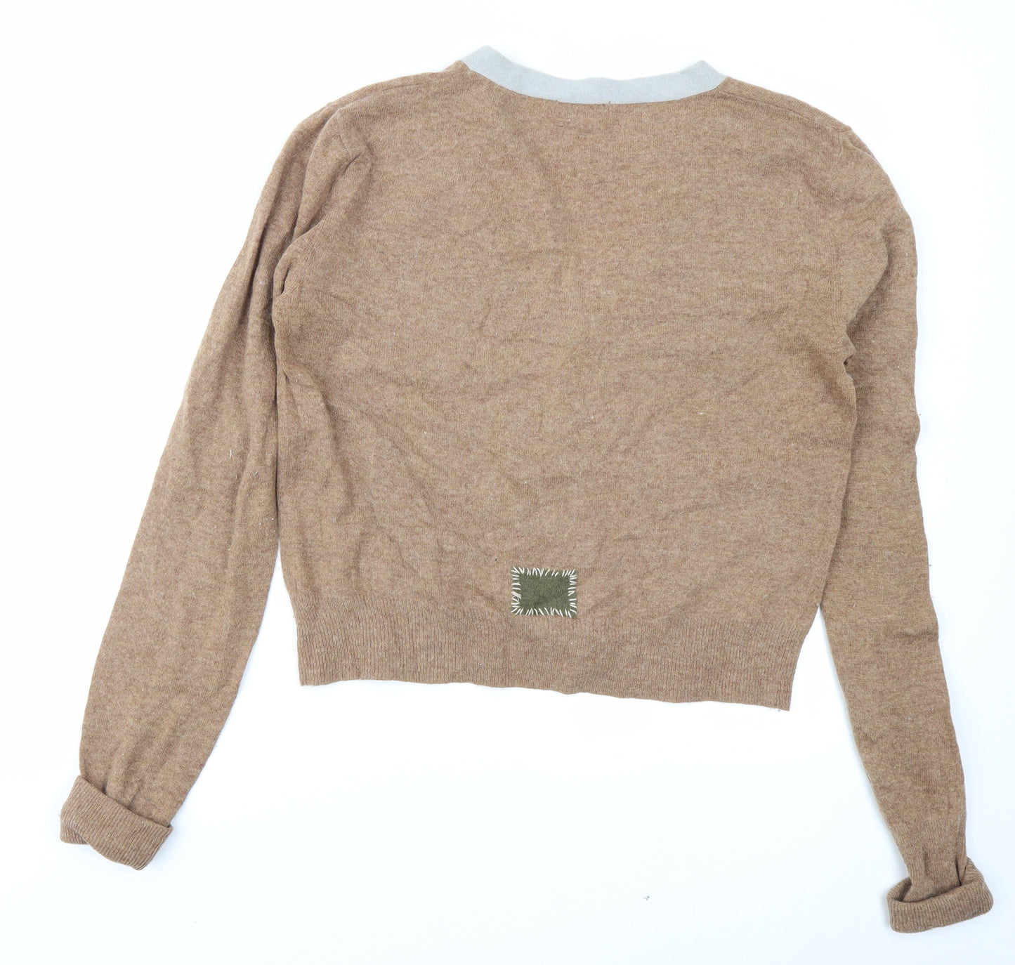 Simply Violet Womens Brown   Cardigan Jumper Size L