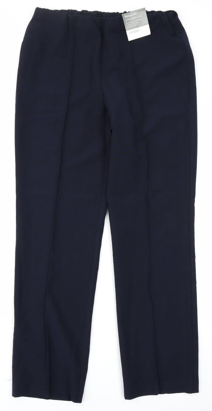Bonmarché Womens Blue   Trousers  Size 10 L27 in