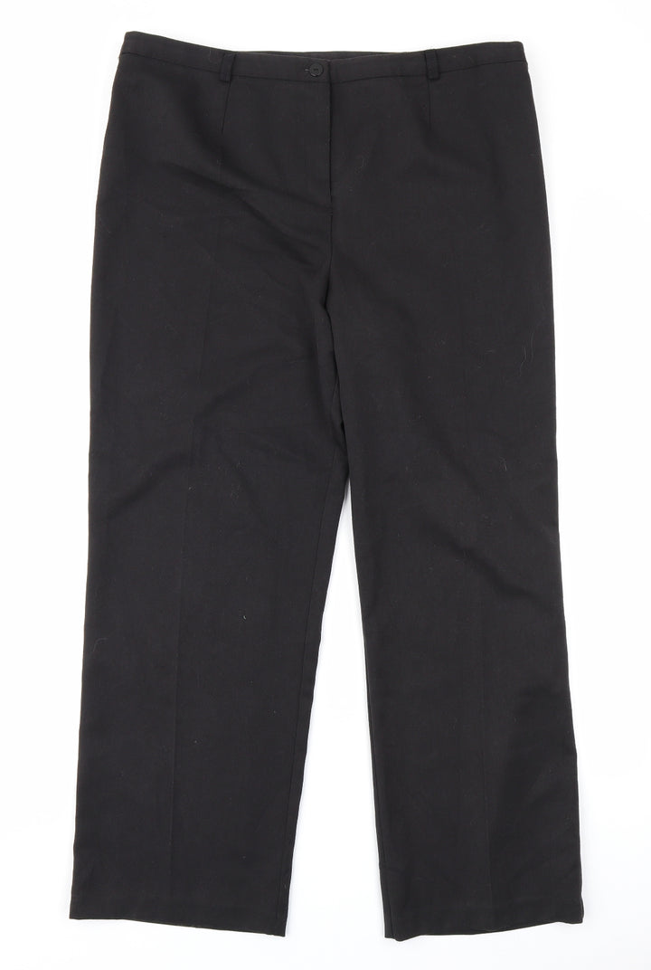 Annabelle Womens Black   Trousers  Size 16 L27 in