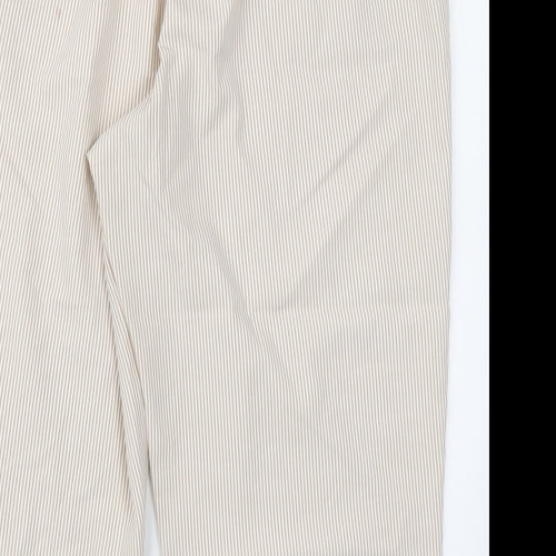 Classic Womens Brown Striped  Trousers  Size 20 L22 in