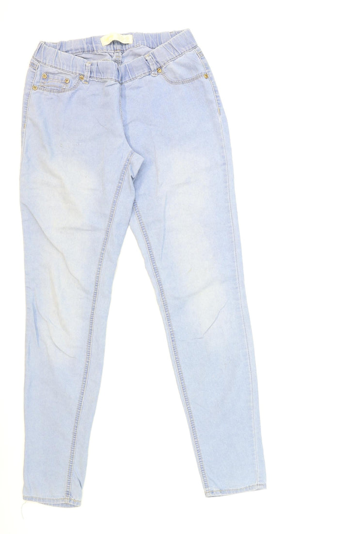 Denim & Co. Womens Blue Denim Jegging Jeans Size 8 L30 in