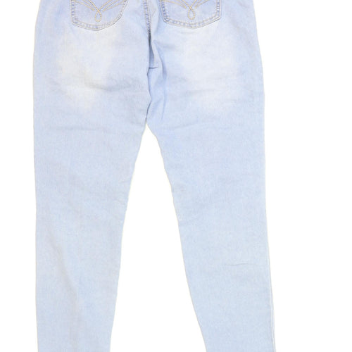 Denim & Co. Womens Blue  Denim Jegging Jeans Size 8 L30 in