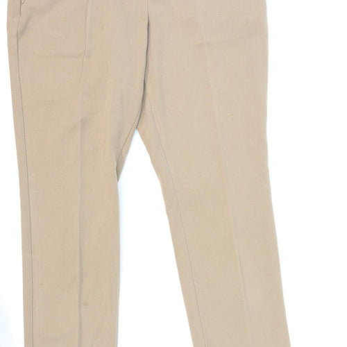 Marks and Spencer Womens Brown   Trousers  Size 14 L33 in