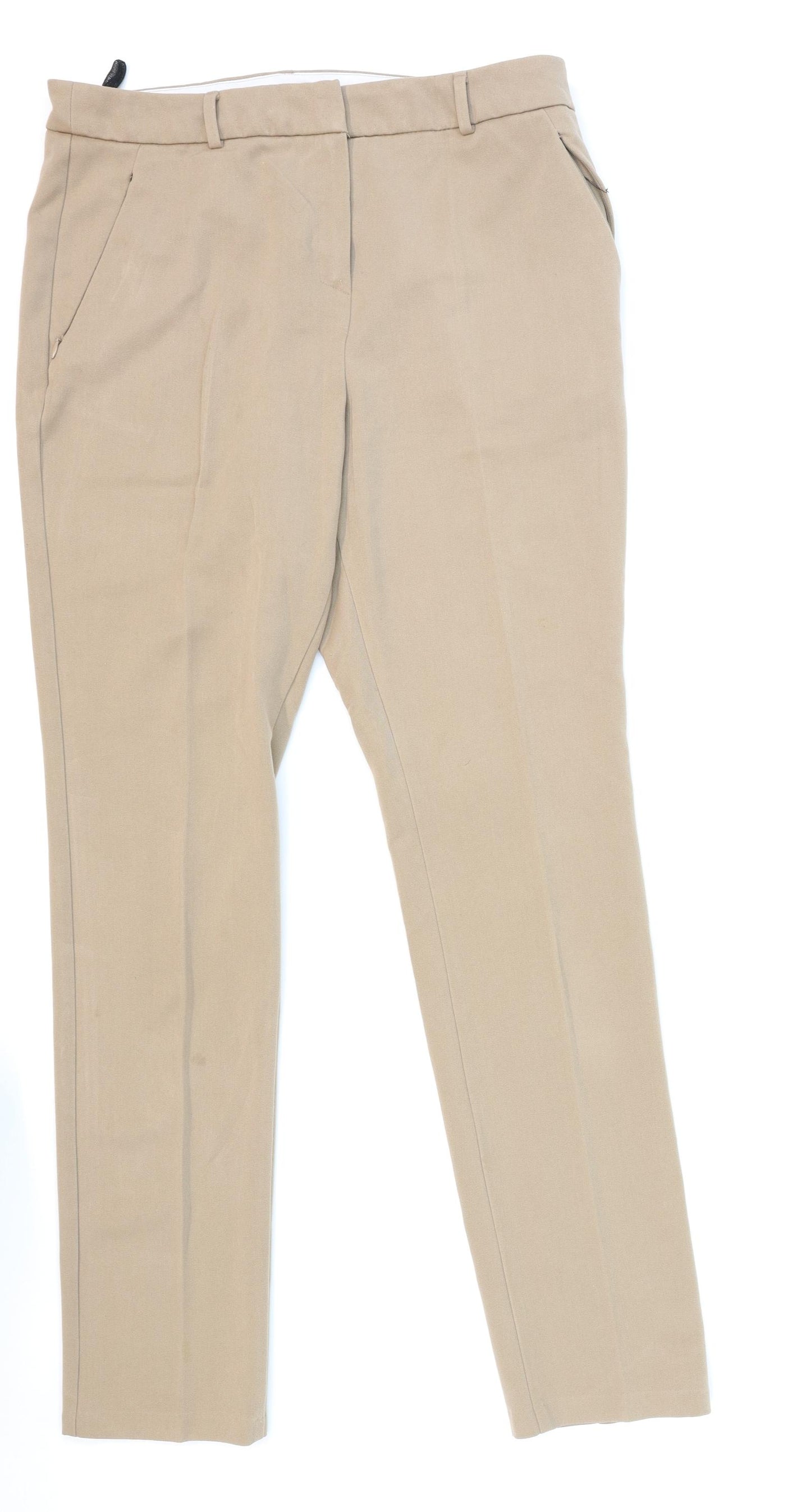 Marks and Spencer Womens Brown   Trousers  Size 14 L33 in