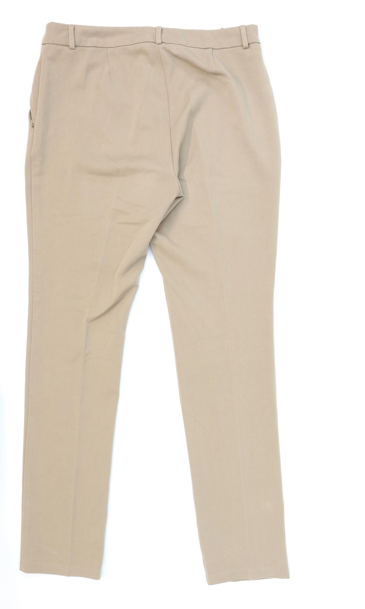 Marks and Spencer Womens Brown   Trousers  Size 14 L33 in