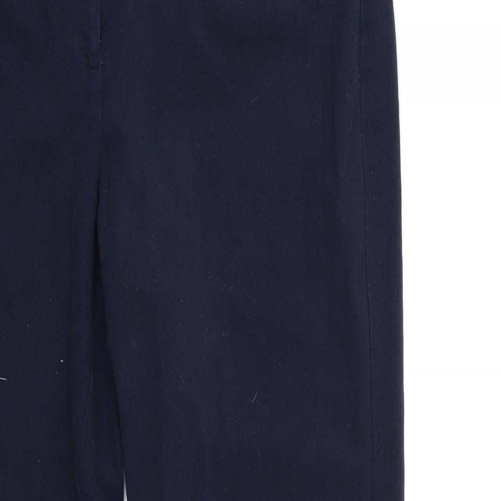 M&Co Womens Blue   Trousers  Size 12 L30 in