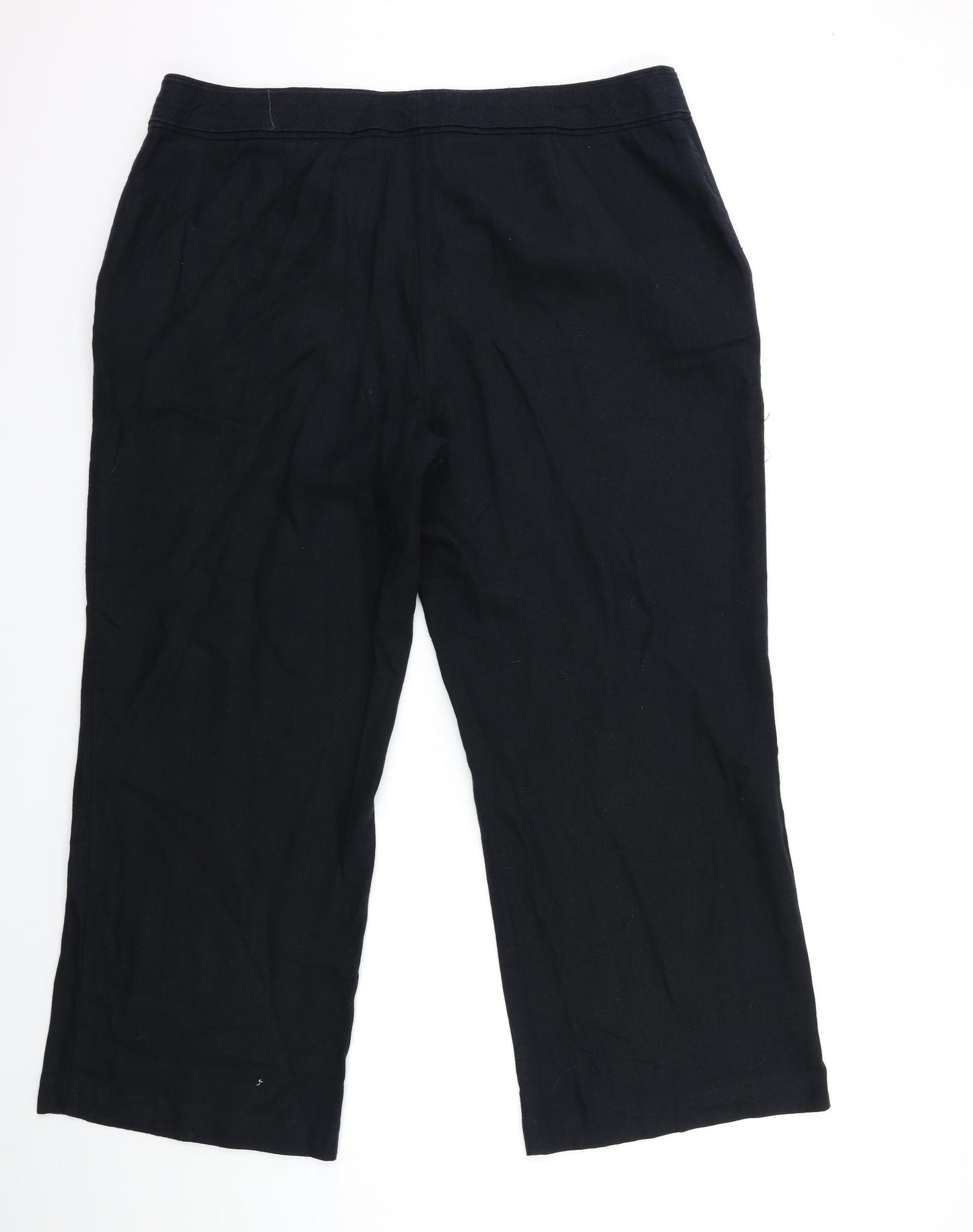 Marks and Spencer Womens Black   Trousers  Size 20 L29 in
