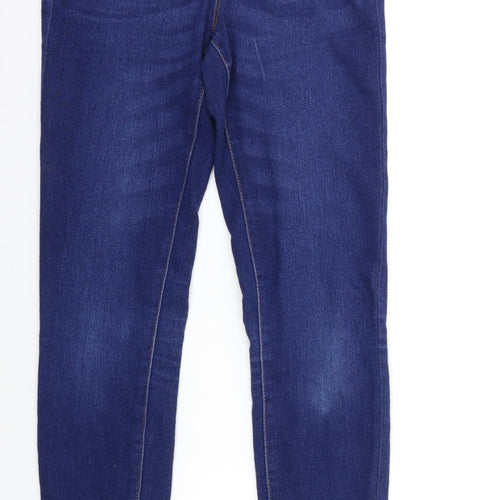 Denim & Co. Womens Blue  Denim Skinny Jeans Size 8 L27 in
