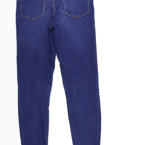 Denim & Co. Womens Blue  Denim Skinny Jeans Size 8 L27 in