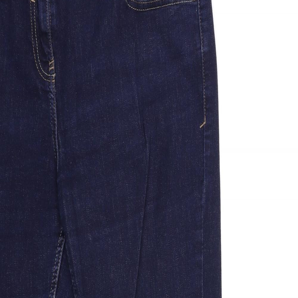NEXT Womens Blue  Denim Straight Jeans Size 16 L28 in
