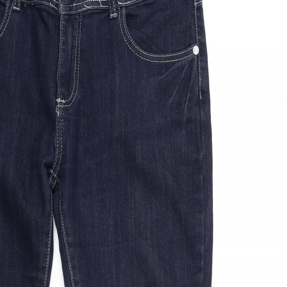 Internacionale Womens Blue  Denim Straight Jeans Size 10 L27 in
