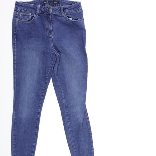 TU Womens Blue  Denim Skinny Jeans Size 12 L26 in