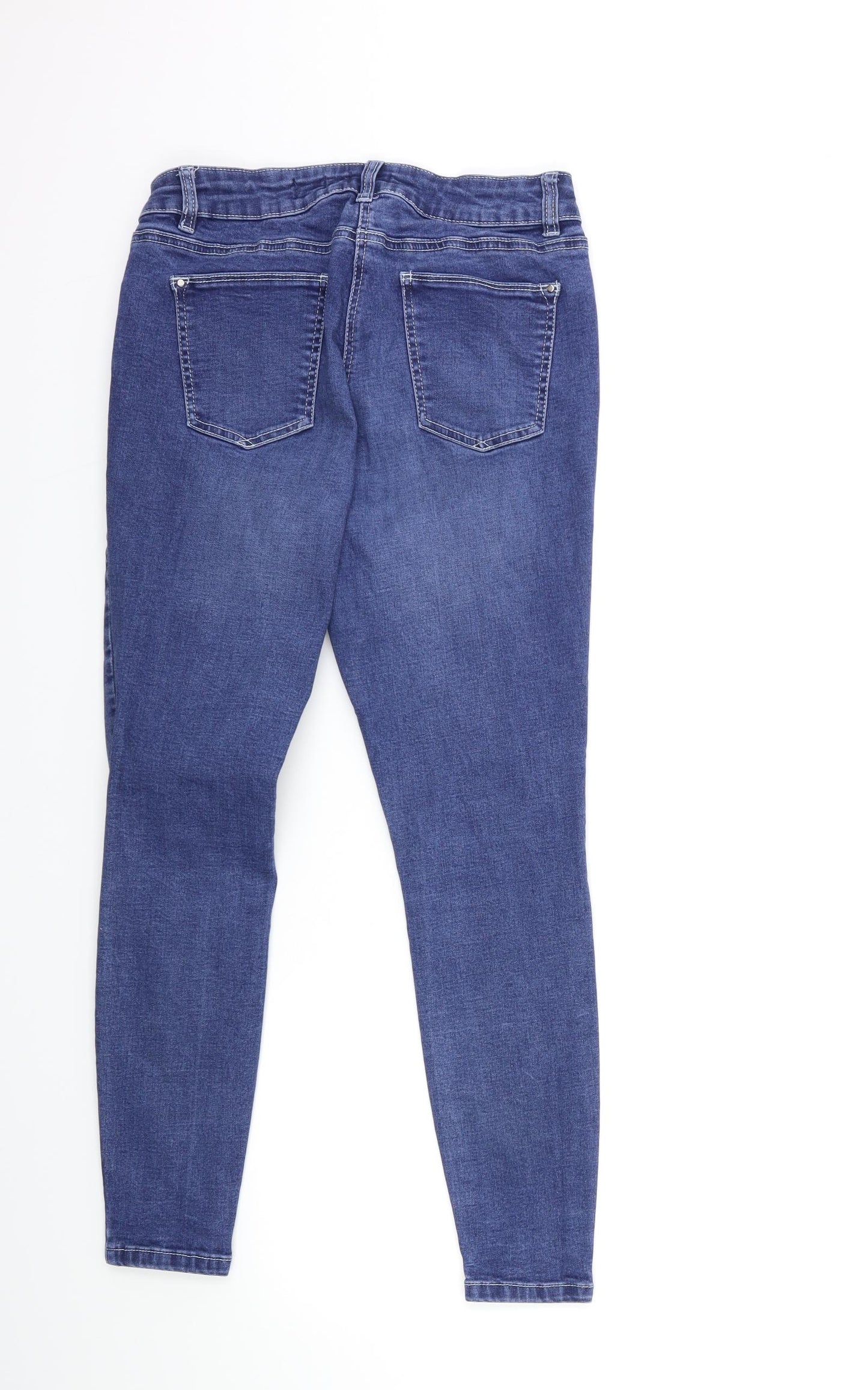TU Womens Blue  Denim Skinny Jeans Size 12 L26 in
