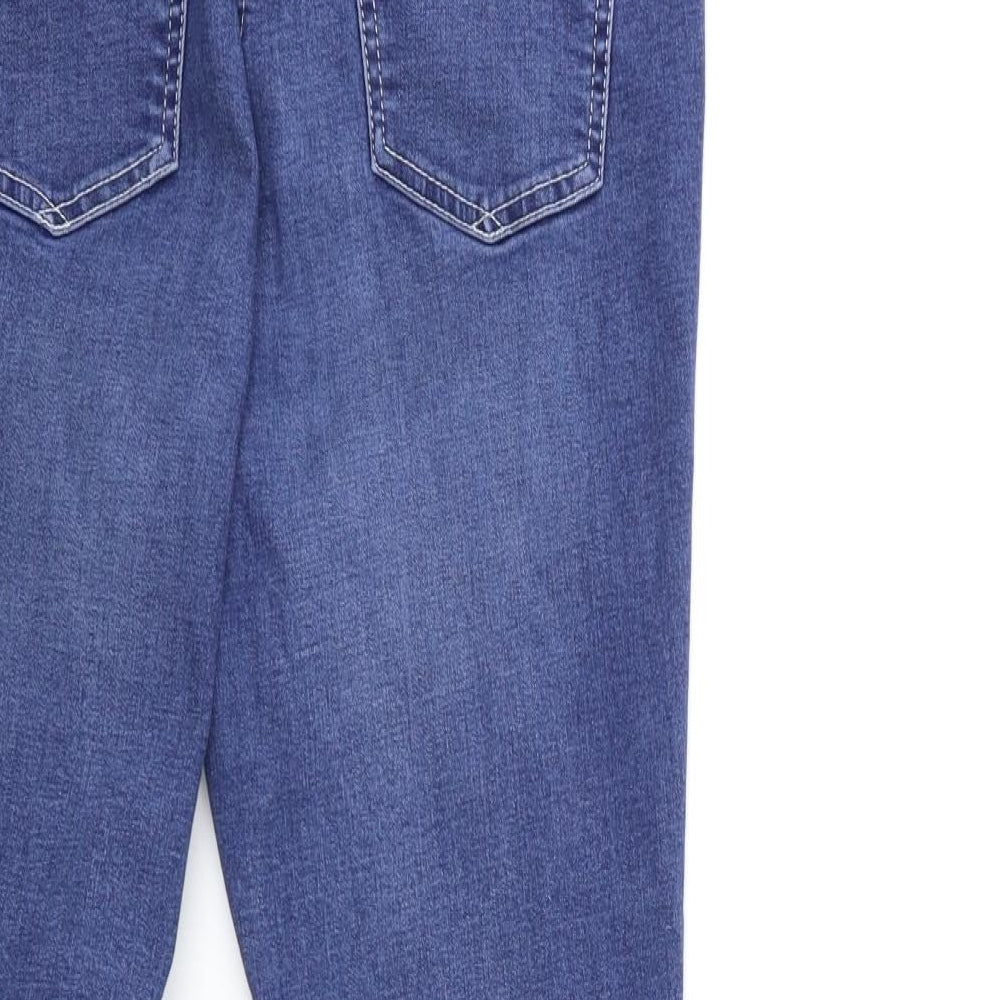 TU Womens Blue  Denim Skinny Jeans Size 12 L26 in
