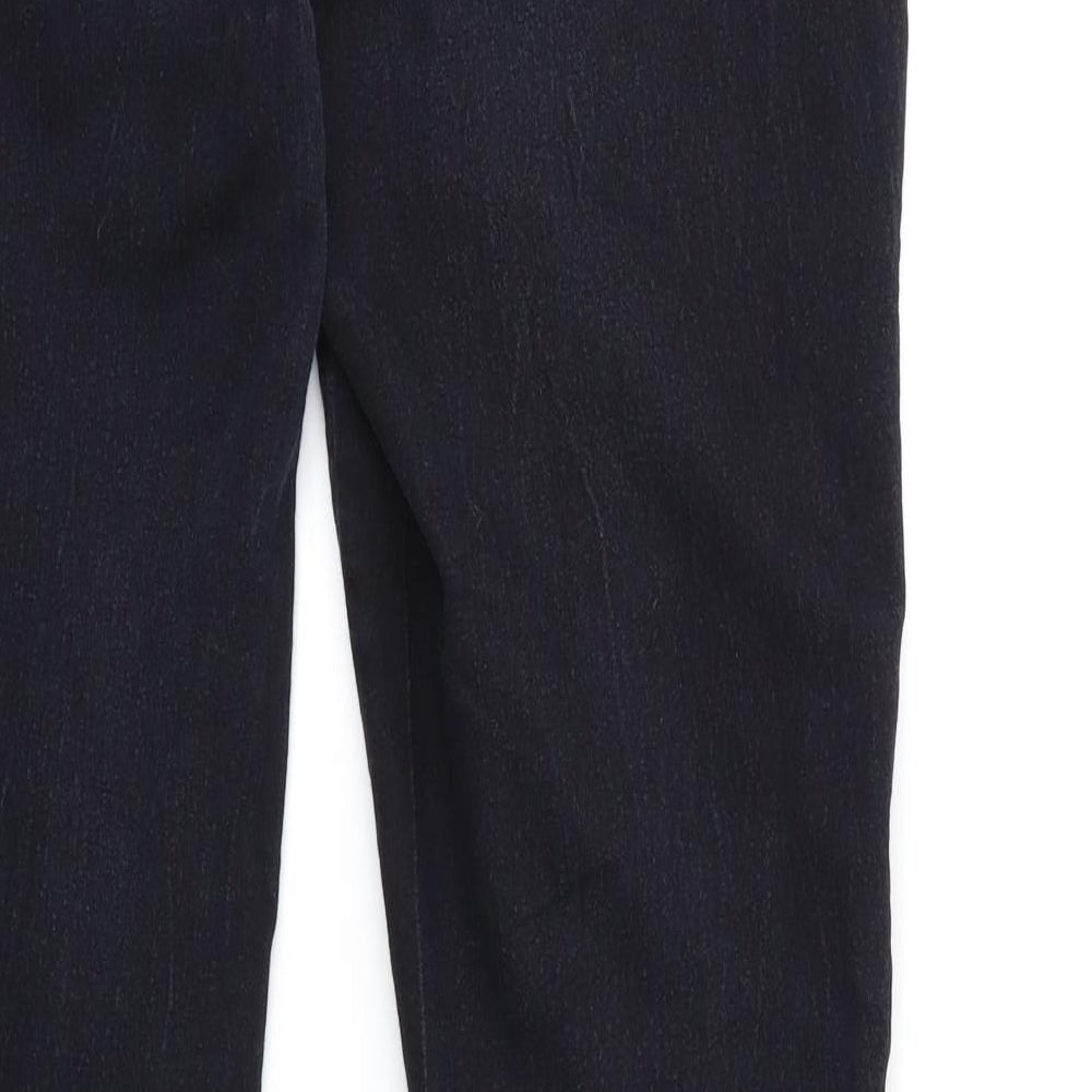 Denim & Co. Womens Black  Denim Jegging Jeans Size 10 L32 in