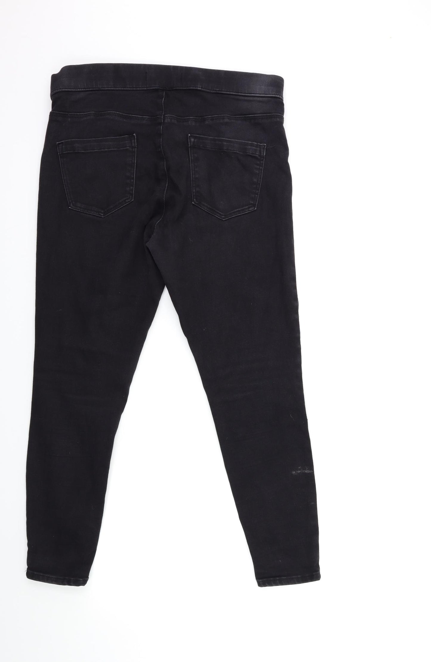 George Womens Black  Denim Jegging Jeans Size 14 L25 in