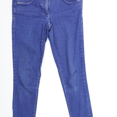 NEXT Womens Blue  Denim Skinny Jeans Size 12 L27 in