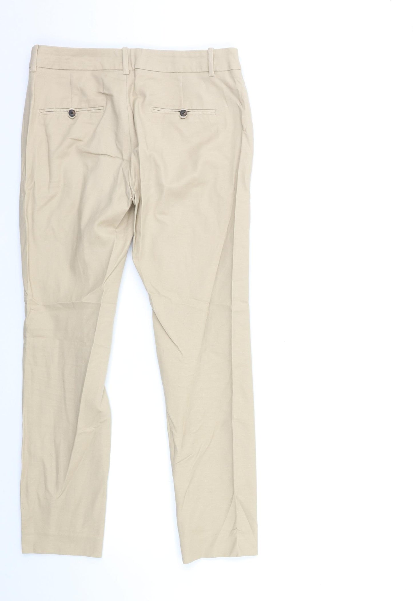 Zara Womens Beige   Trousers  Size 8 L28 in