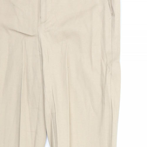 Zara Womens Beige   Trousers  Size 8 L28 in