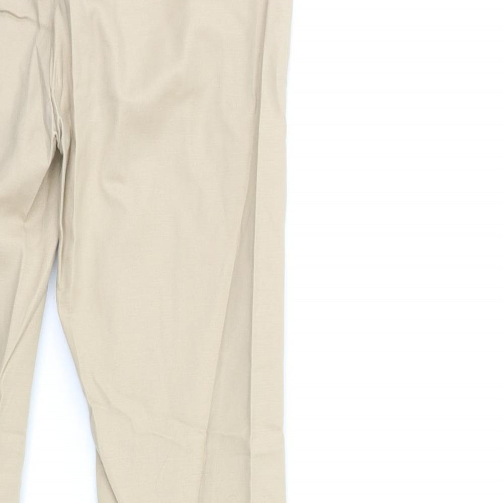 Zara Womens Beige   Trousers  Size 8 L28 in