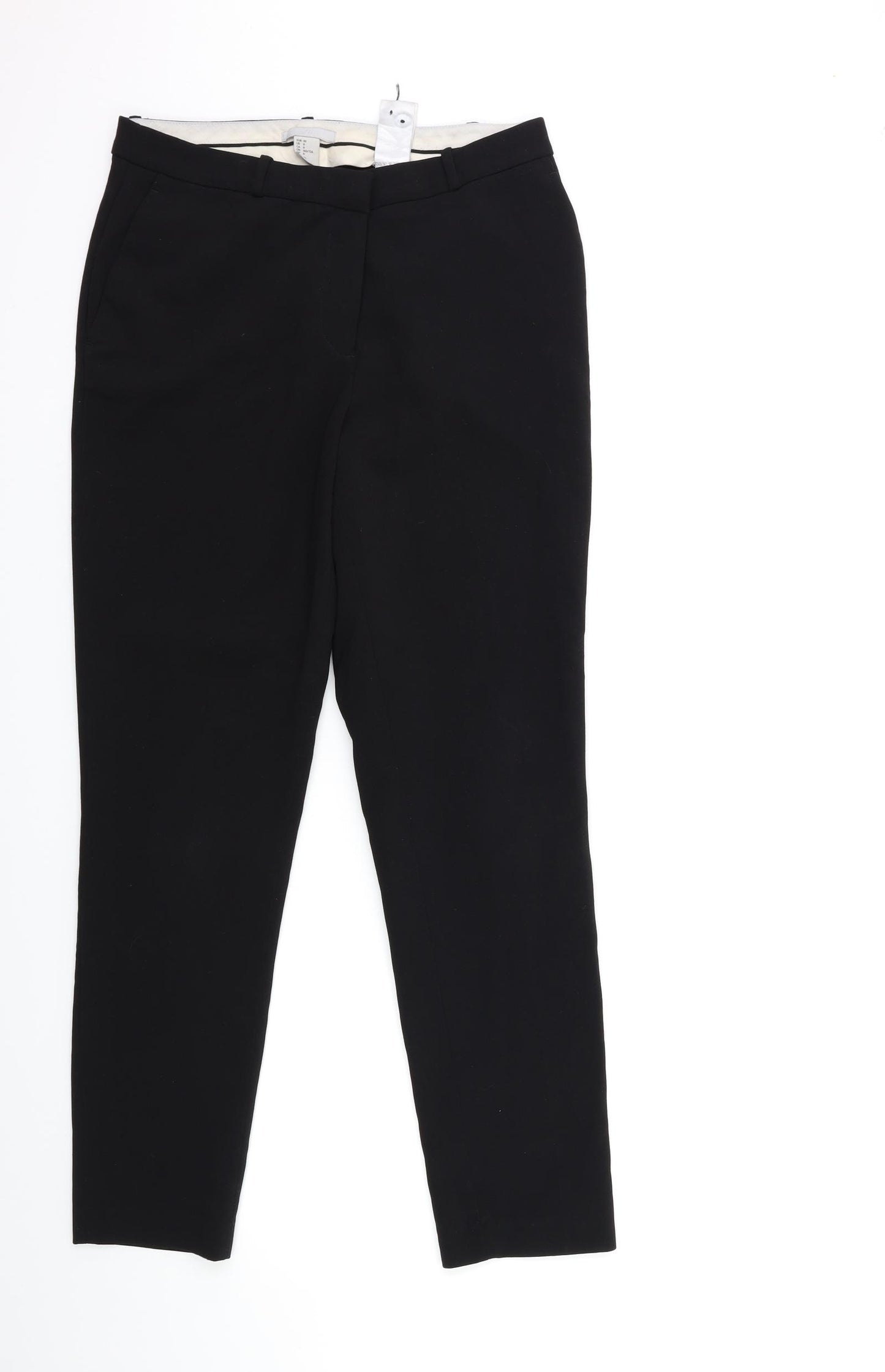 H&M Womens Black   Trousers  Size 10 L29 in