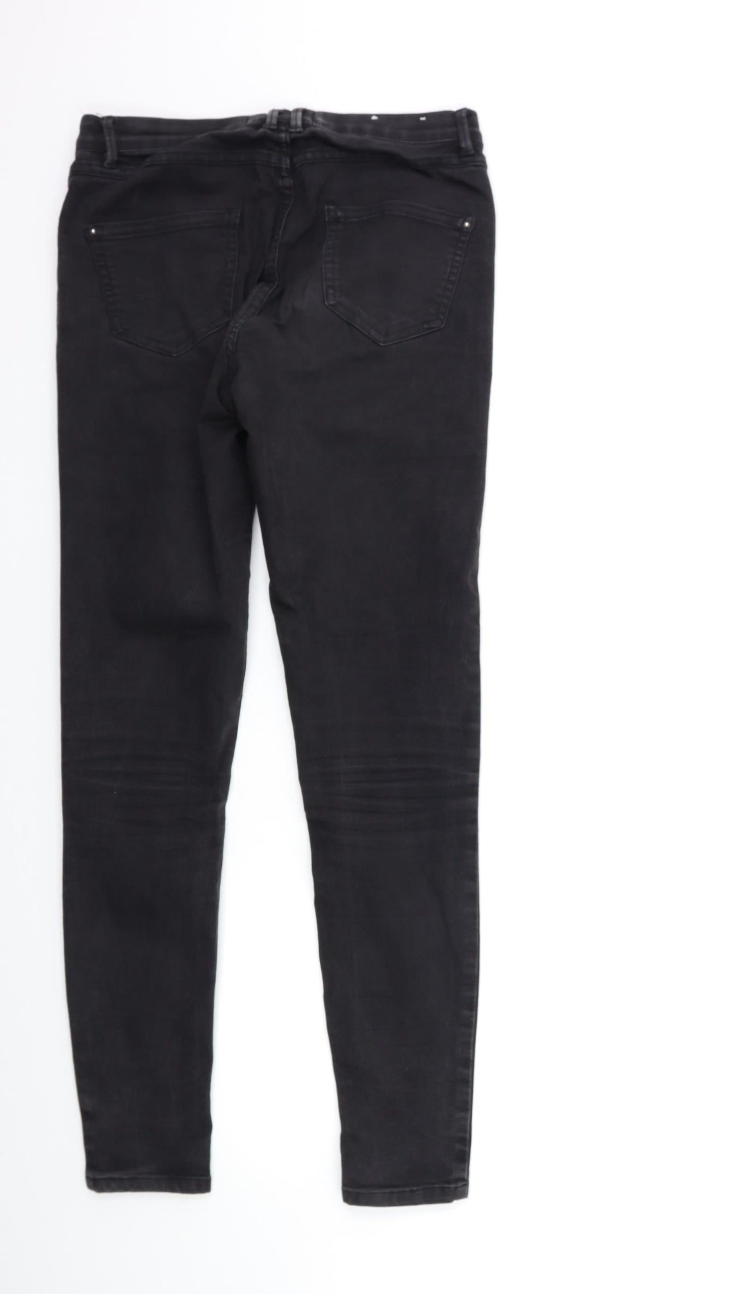 New Look Womens Black  Denim Jegging Jeans Size 10 L30 in