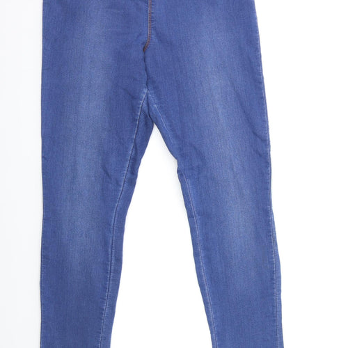 Papaya Womens Blue  Denim Jegging Jeans Size 14 L30 in