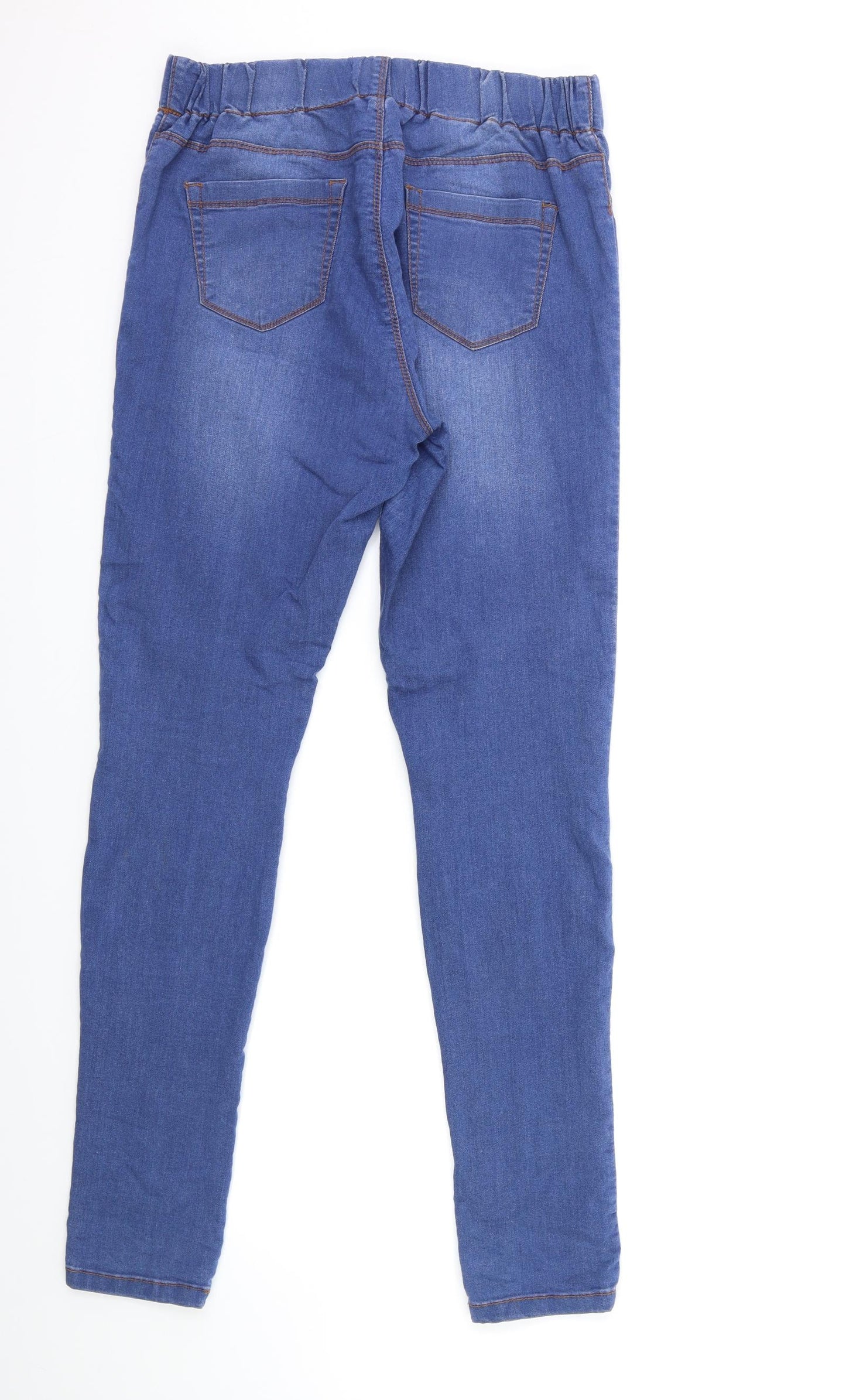 Papaya Womens Blue  Denim Jegging Jeans Size 14 L30 in