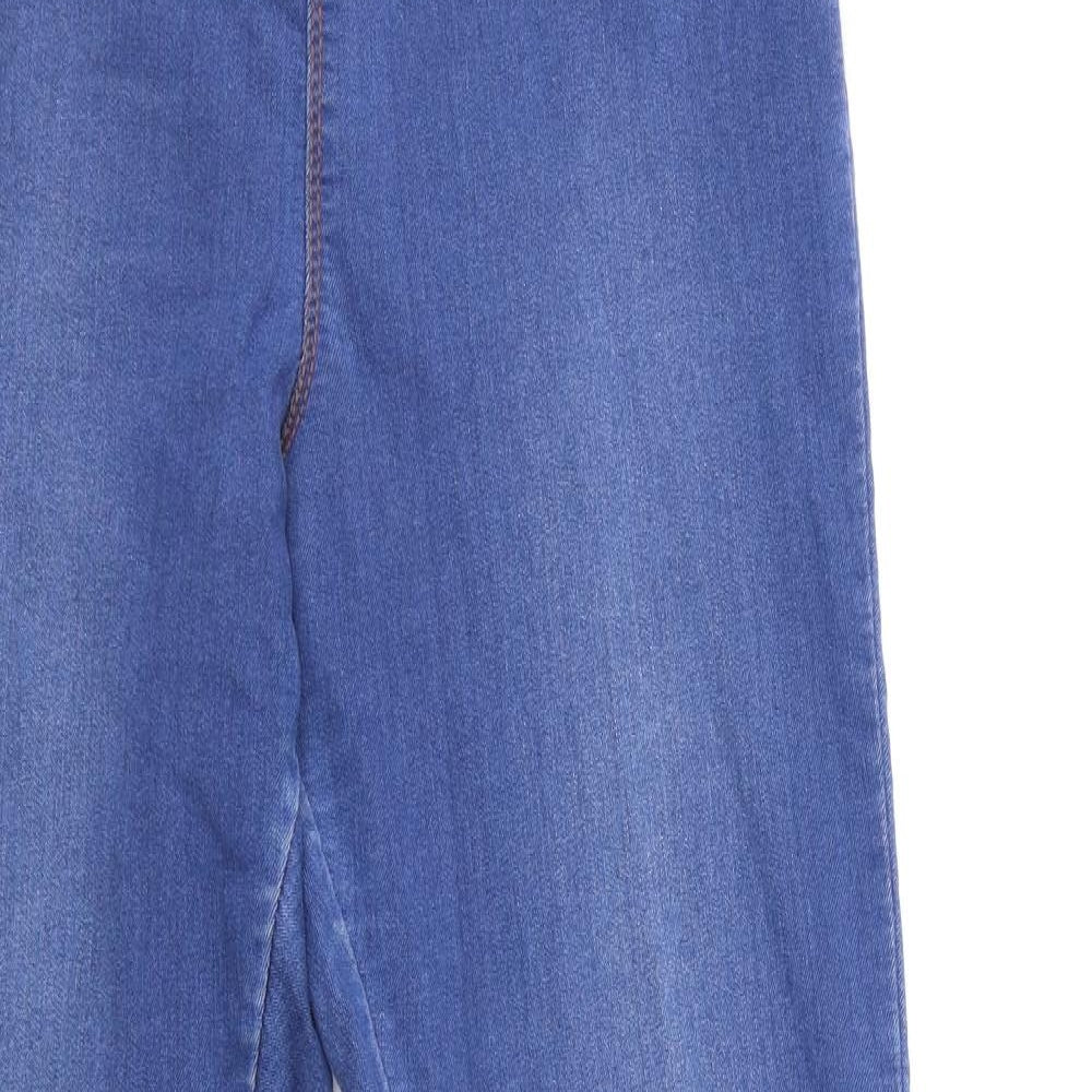 Papaya Womens Blue  Denim Jegging Jeans Size 14 L30 in