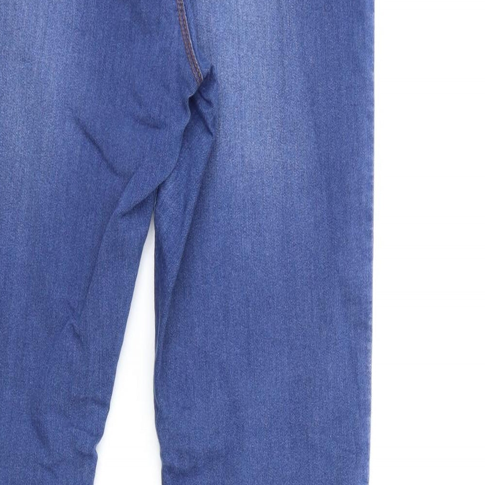 Papaya Womens Blue  Denim Jegging Jeans Size 14 L30 in