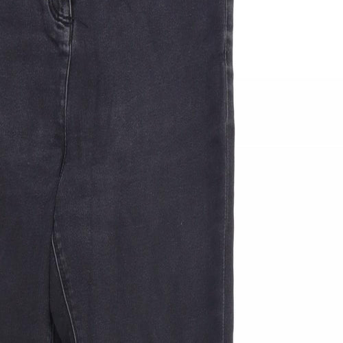 Papaya Womens Black  Denim  Jeans Size 10 L28 in