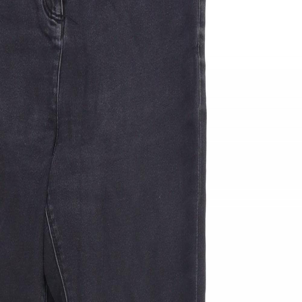 Papaya Womens Black  Denim  Jeans Size 10 L28 in