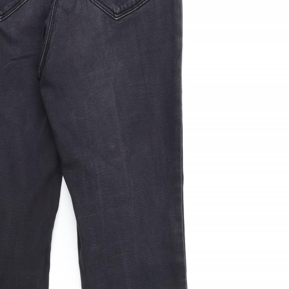 Papaya Womens Black  Denim  Jeans Size 10 L28 in