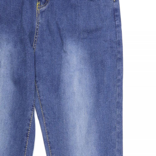 Preworn Womens Blue  Denim Skinny Jeans Size M L33 in