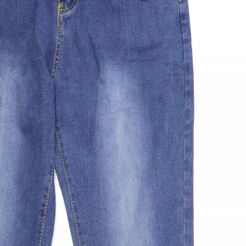 Preworn Womens Blue  Denim Skinny Jeans Size M L33 in