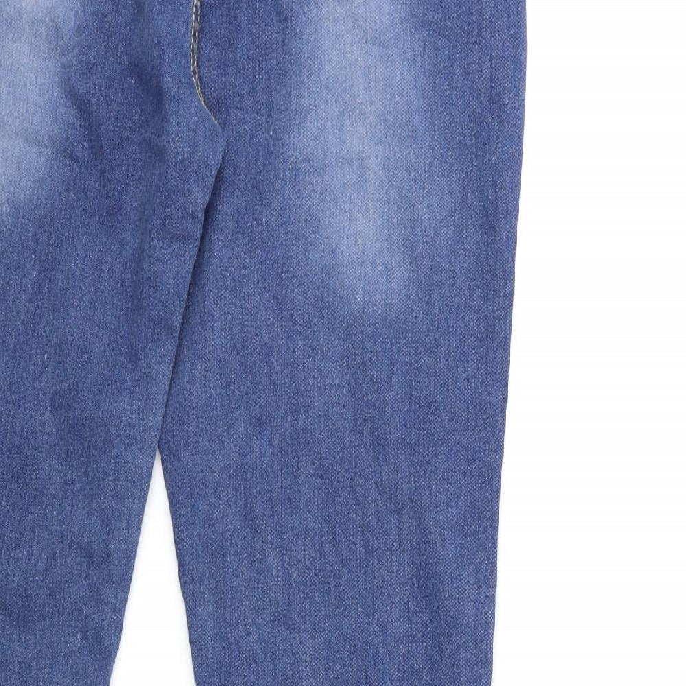 Preworn Womens Blue  Denim Skinny Jeans Size M L33 in