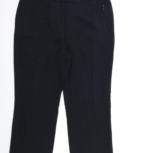 Marks and Spencer Womens Black   Trousers  Size 14 L28 in