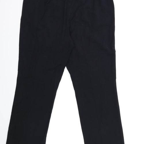 Marks and Spencer Womens Black   Trousers  Size 14 L28 in