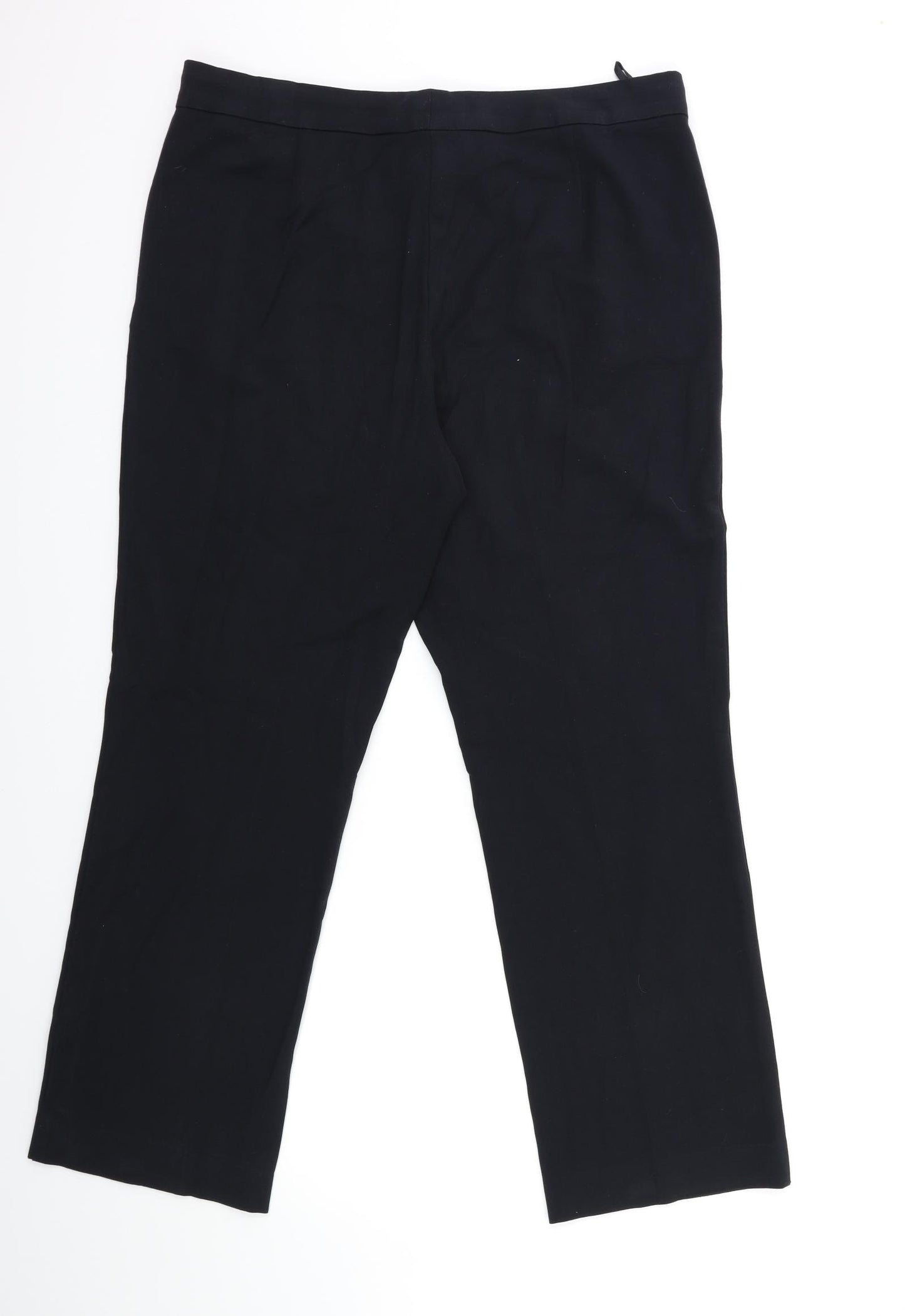 Marks and Spencer Womens Black   Trousers  Size 14 L28 in
