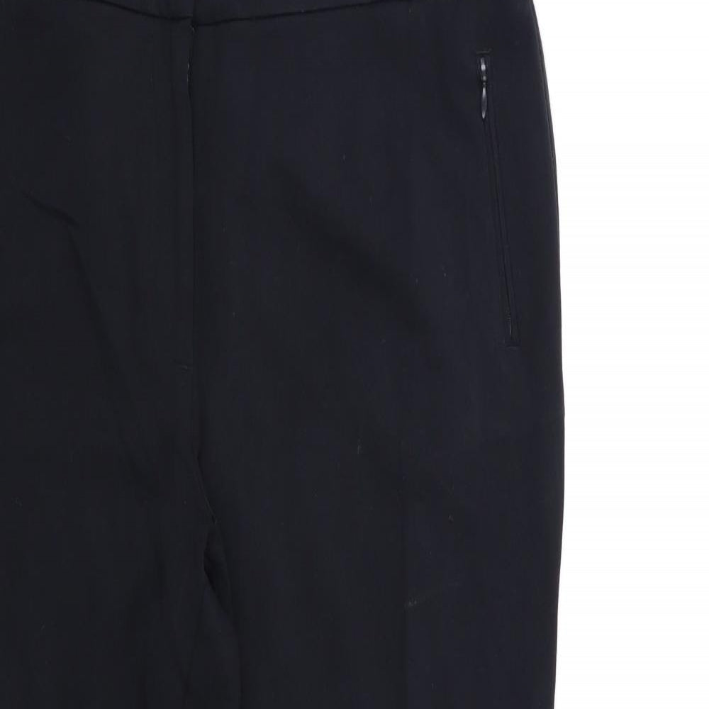 Marks and Spencer Womens Black   Trousers  Size 14 L28 in