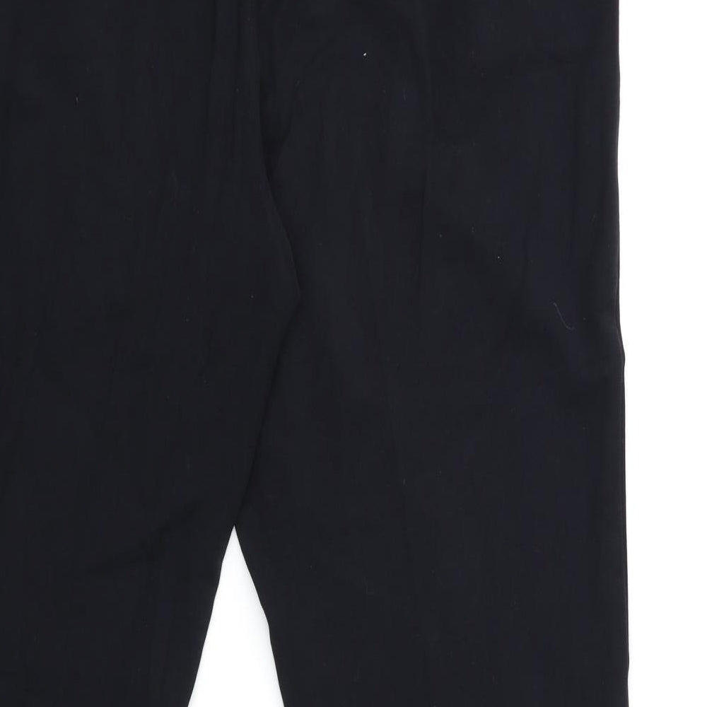 Marks and Spencer Womens Black   Trousers  Size 14 L28 in