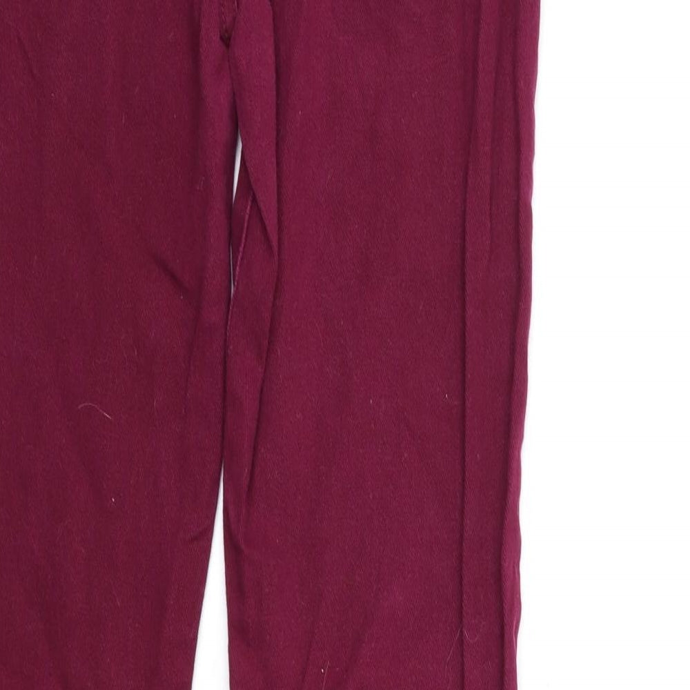Preworn Womens Pink  Denim Skinny Jeans Size 30 in L28 in