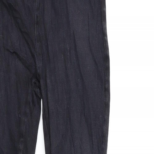 Preworn Womens Grey  Denim Skinny Jeans Size 24 in L26 in