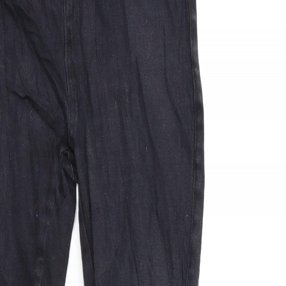 Preworn Womens Grey  Denim Skinny Jeans Size 24 in L26 in