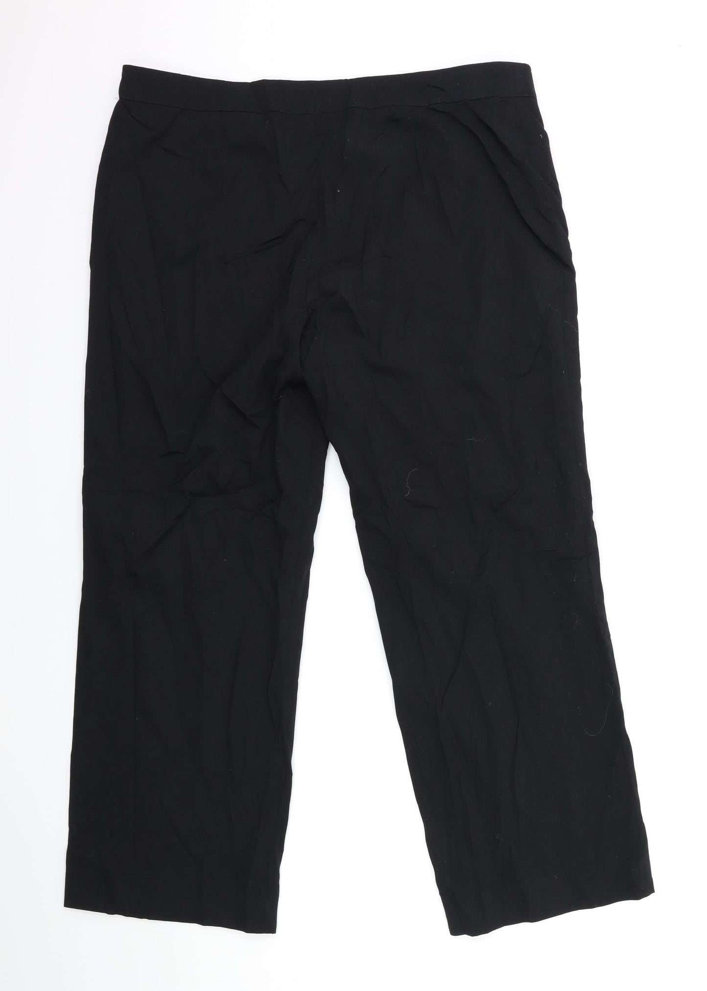 Preworn Womens Black   Trousers  Size 18 L29 in