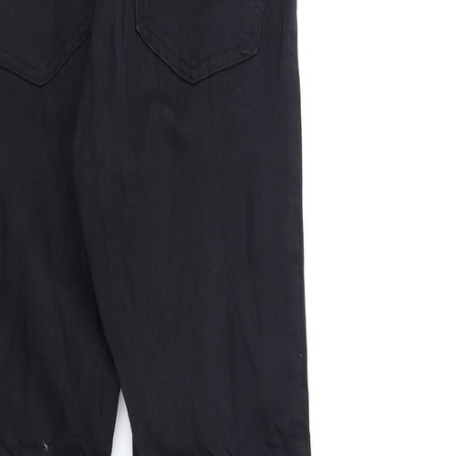 Topshop Womens Black  Denim Skinny Jeans Size 25 in L32 in