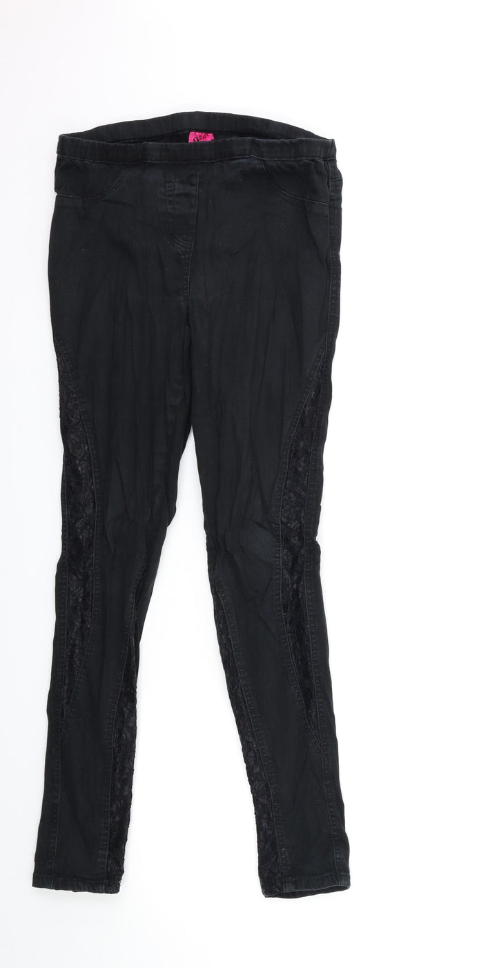 g.21 Womens Black Denim Jegging Jeans Size 12 L28 in