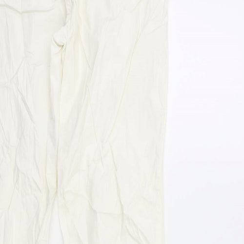 JACKY-O Womens White   Trousers  Size 30 in L32 in