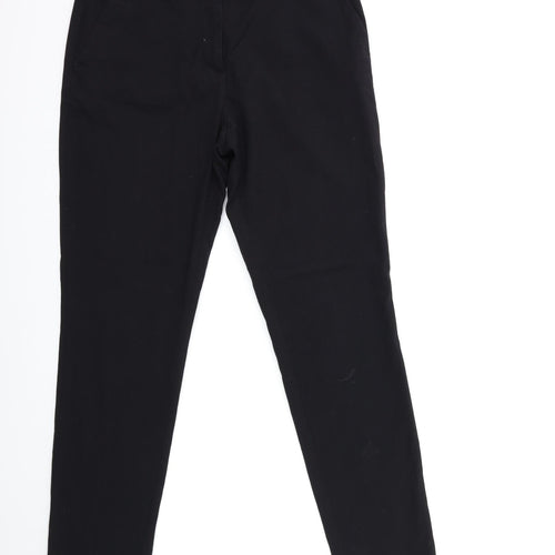 H&M Womens Black   Trousers  Size 10 L28 in