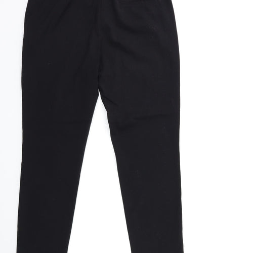 H&M Womens Black   Trousers  Size 10 L28 in